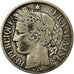 Coin, France, Cérès, Franc, 1872, Bordeaux, VF(20-25), Silver, KM:822.2