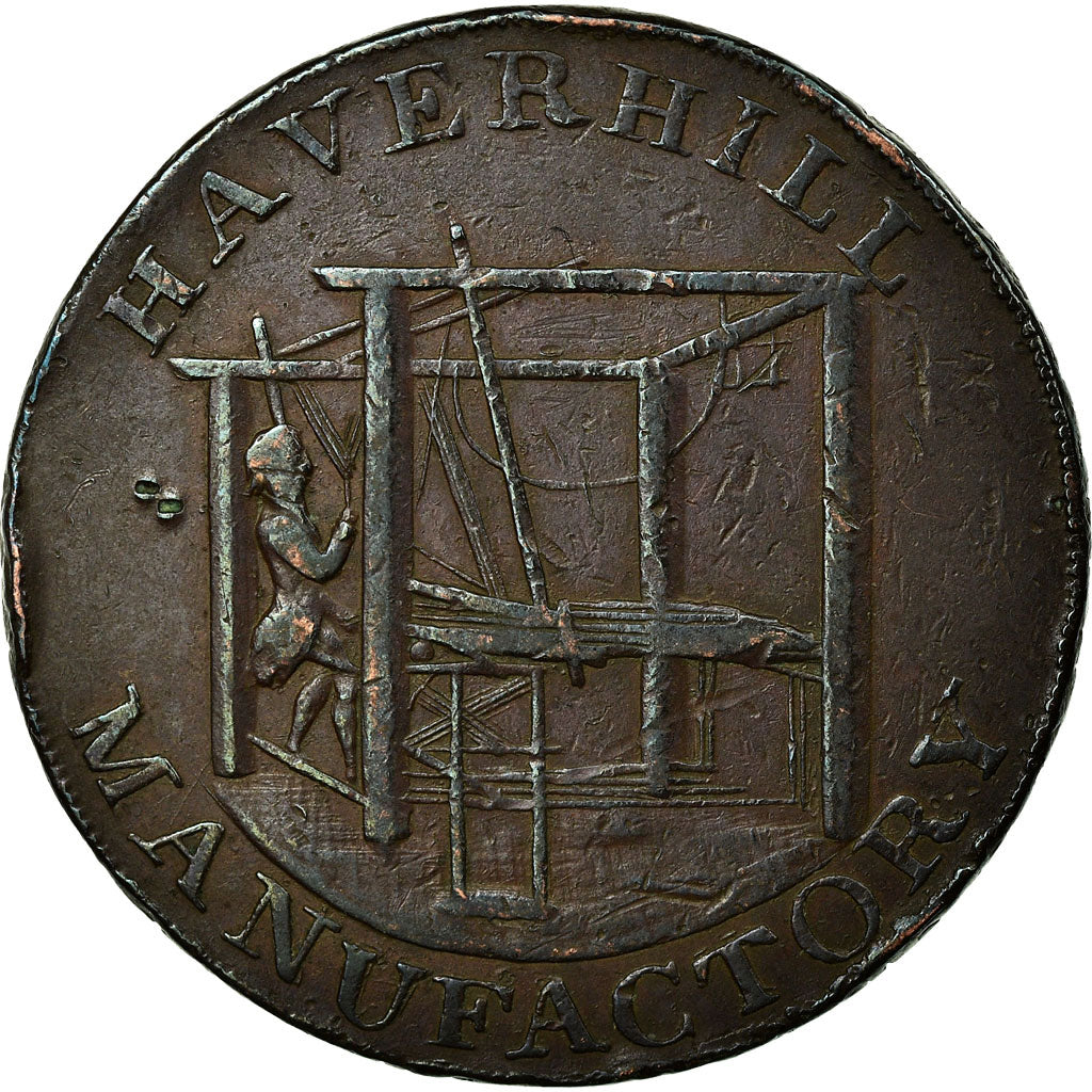 Coin, Great Britain, Suffolk, Halfpenny Token, 1794, Haverhill, VF(30-35)