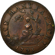 Münze, Großbritannien, Middlesex, J Moore, Halfpenny Token, 1795, SS, Kupfer