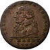 Coin, Great Britain, Middlesex, T Hardy, Halfpenny Token, 1794, VF(30-35)