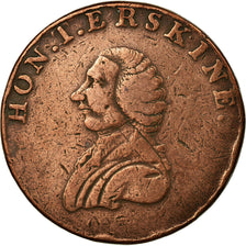 Coin, Great Britain, Middlesex, Erskine & Gibbs, Halfpenny Token, VF(20-25)