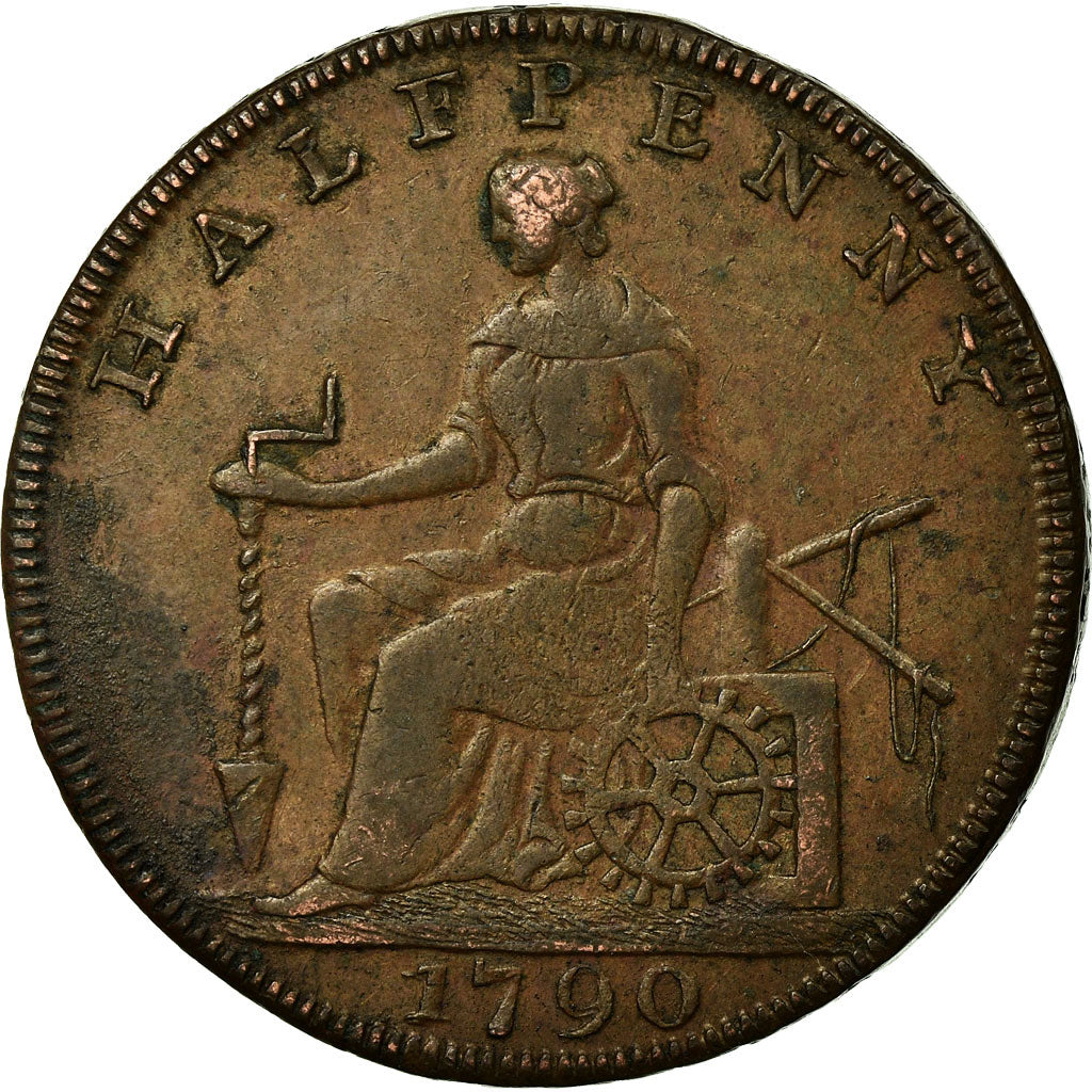 Coin, Great Britain, Warwickshire, Shakespeare, Halfpenny Token, 1790