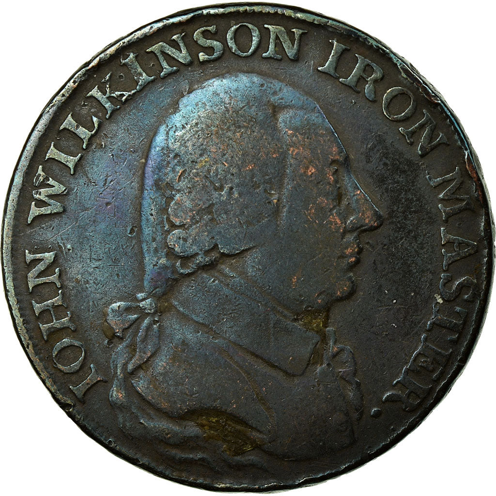 Coin, Great Britain, Warwickshire, John Wilkinson, Halfpenny Token, 1790