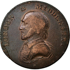 Münze, Großbritannien, Middlesex, London & Middlesex, Halfpenny Token, 1792