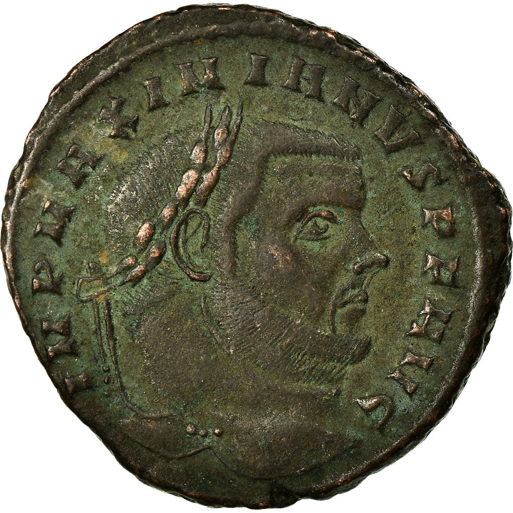 Moneta, Maximianus, Follis, AD 298, Carthage, BB, Bronzo, RIC:25b