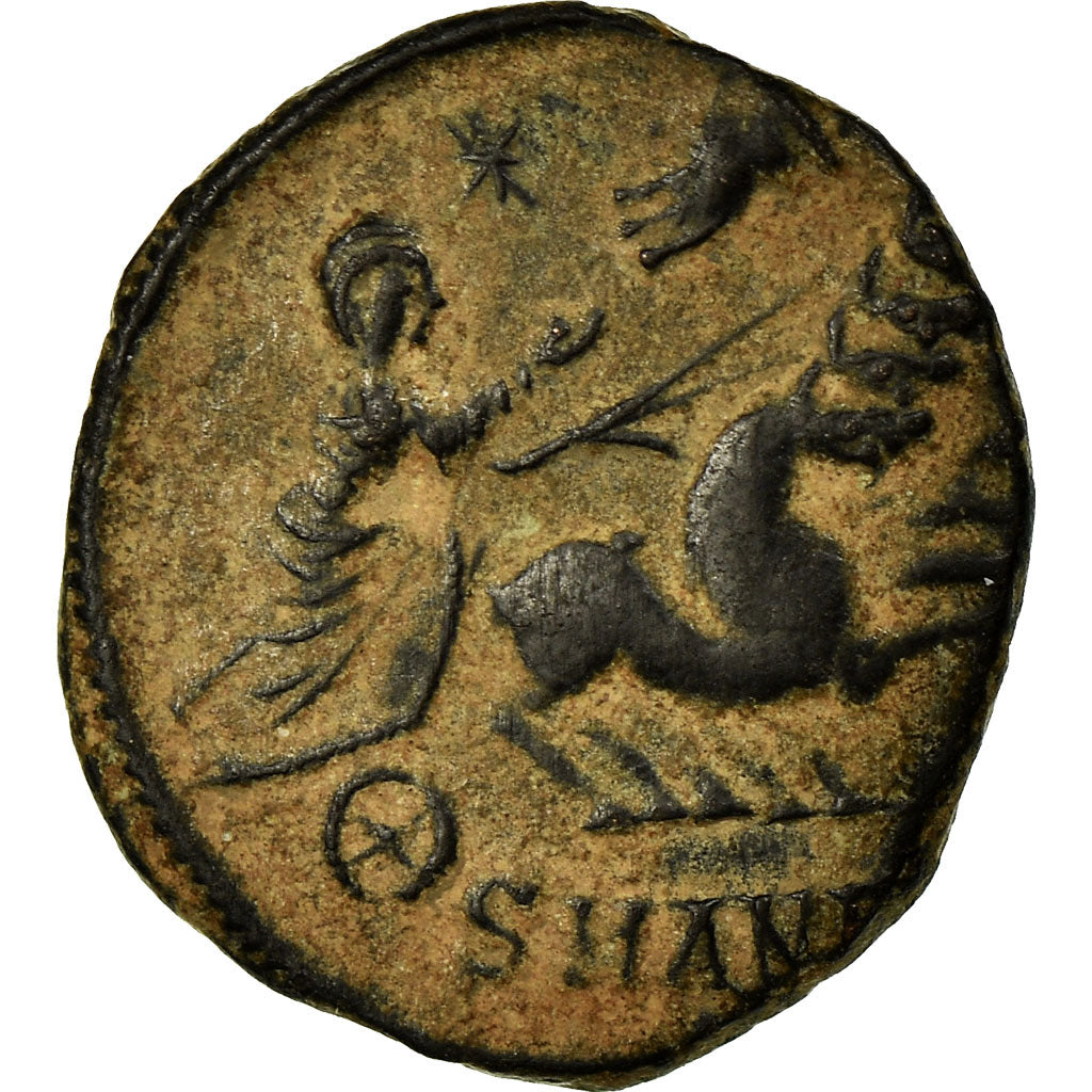 Coin, Divus Constantine I, Follis, 337-347, Antioch, EF(40-45), Bronze, RIC:37