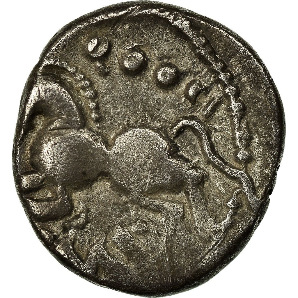Coin, Sequani, Quinarius or Denarius Q.DOCI, VF(30-35), Silver, Delestrée:3245