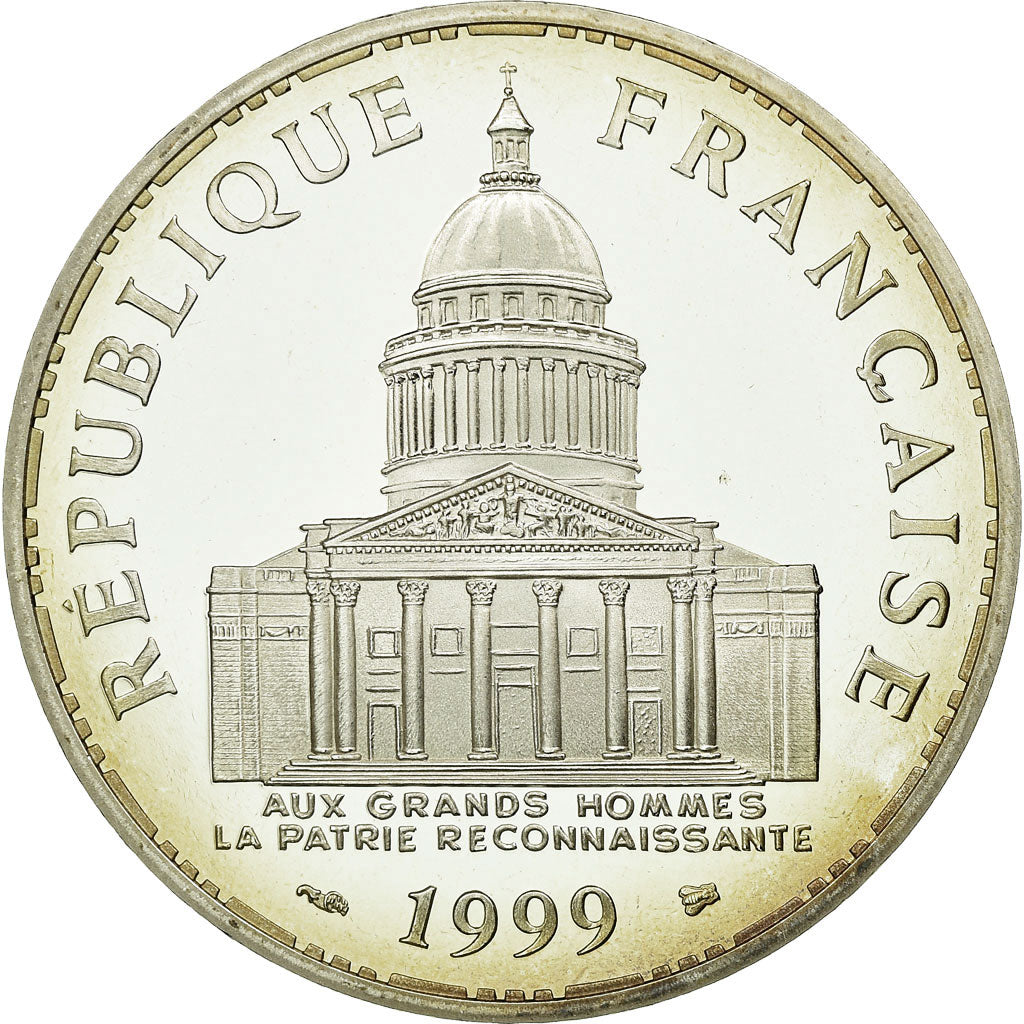 Coin, France, Panthéon, 100 Francs, 1999, Paris, Proof, MS(65-70), Silver