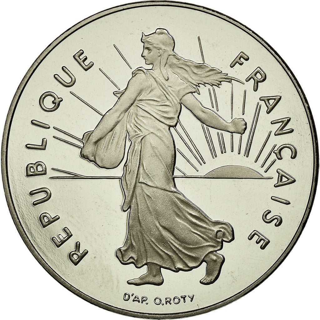 Munten, Frankrijk, Semeuse, 5 Francs, 1999, Paris, Proof, FDC, Nickel Clad