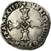 Münze, Frankreich, Henri IV, 1/4 Ecu, 1599, Bayonne, S+, Silber, Sombart:4686