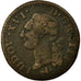 Coin, France, Louis XVI, Sol à l'Ecu, 1791, Lyon, VF(20-25), Copper