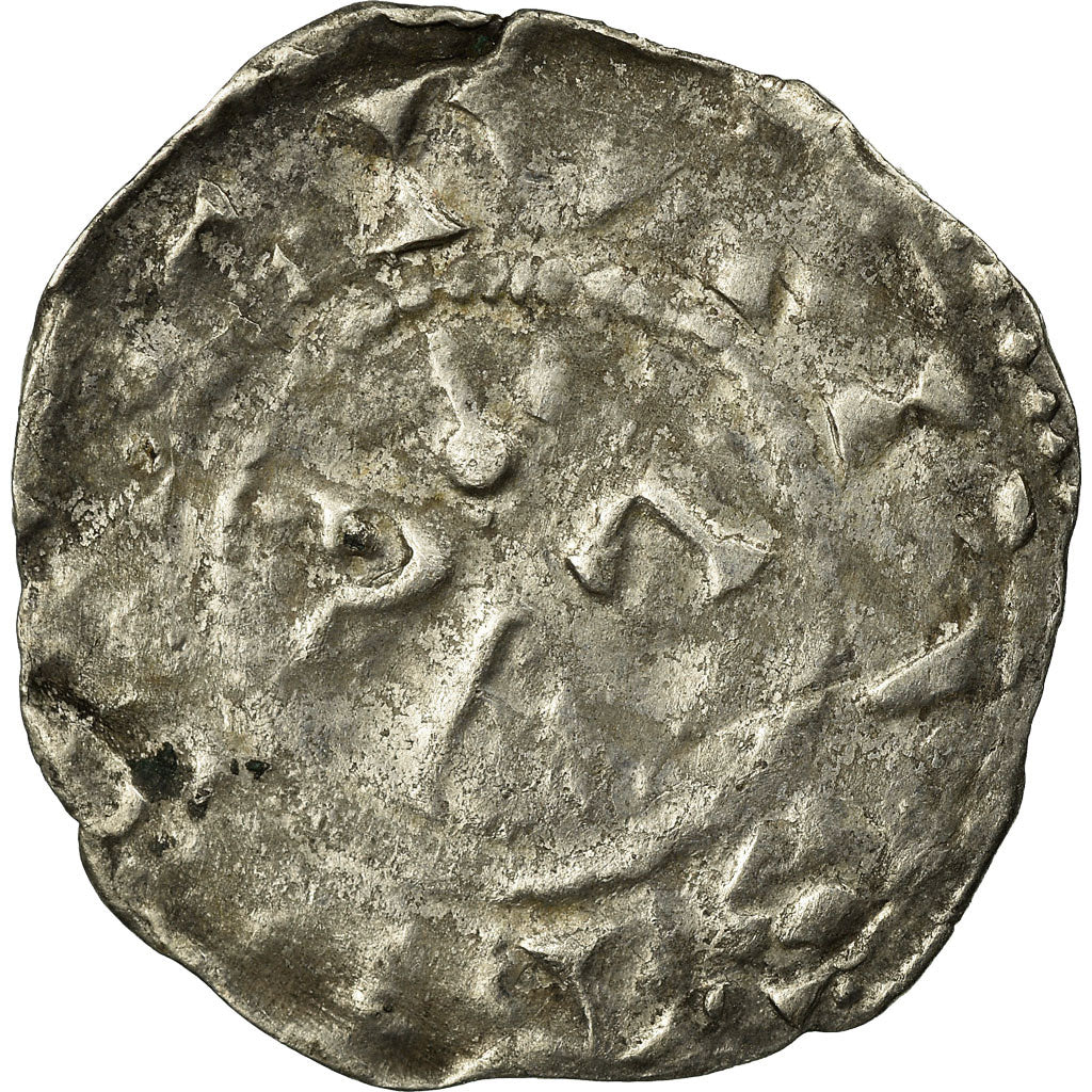 Coin, France, Picardie, Anonymous, Denarius, Amiens, VF(20-25), Silver