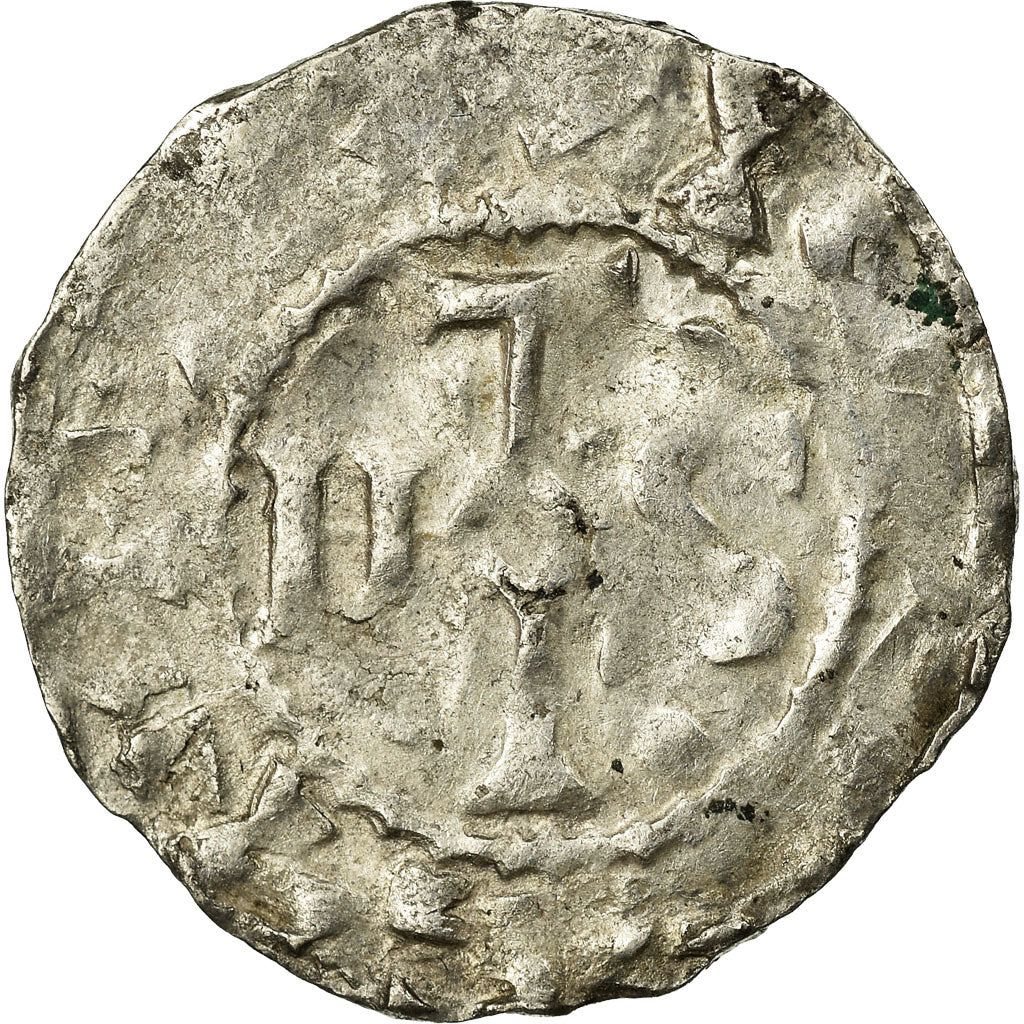 Münze, Frankreich, Picardie, Foulques II, Denarius, 1031-58, Amiens, S, Silber