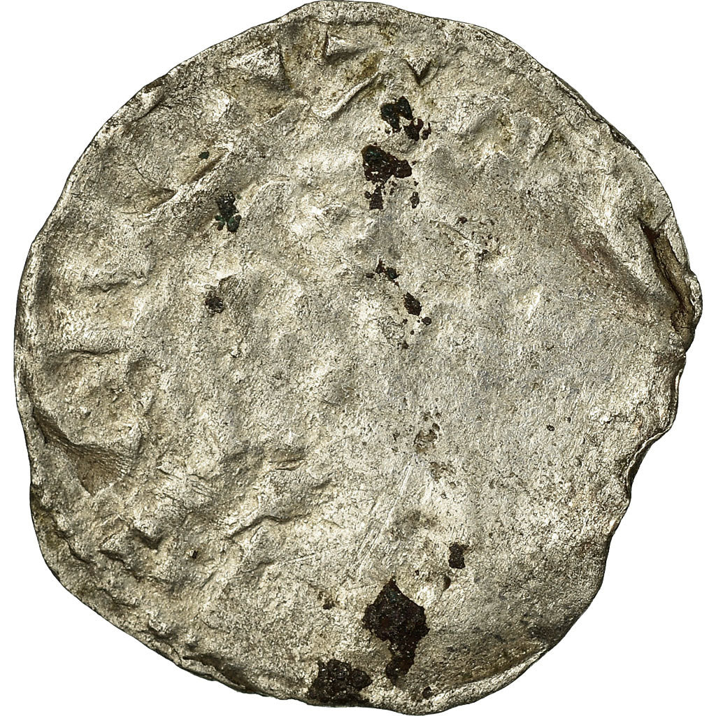 Coin, France, Picardie, Gautier II, Obol, 986-1027, Amiens, VF(20-25), Silver