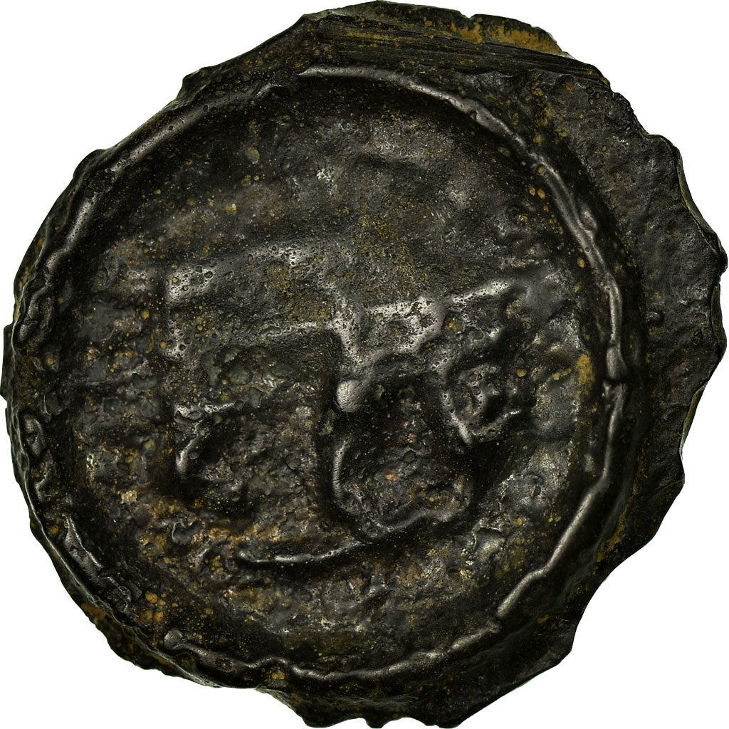 Moeda, Remi, Potin au bucrane, EF(40-45), Bilhão, Delestrée:221