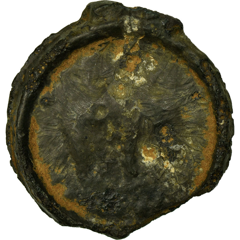 Monnaie, Rèmes, Potin au bucrane, TB+, Potin, Delestrée:221