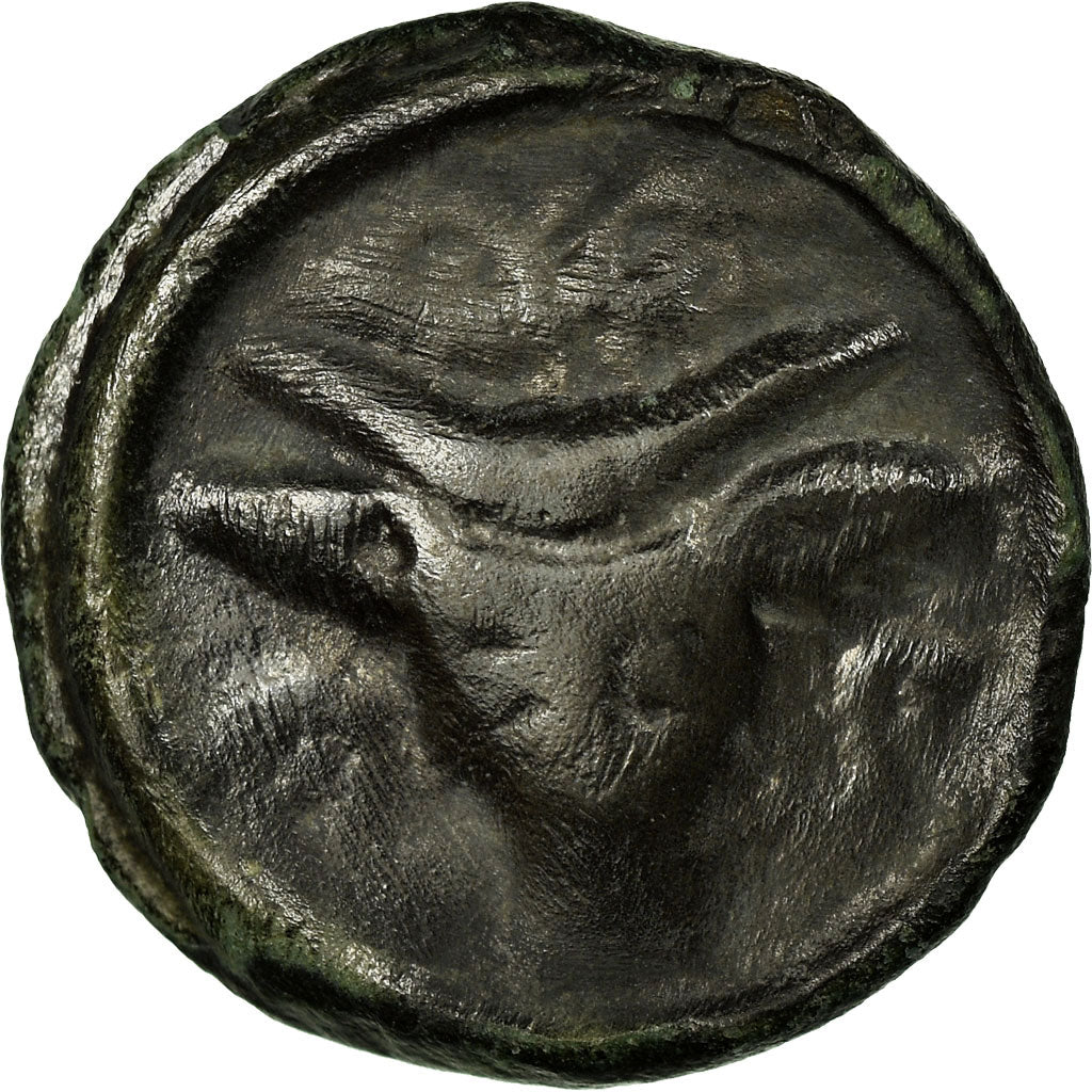 Coin, Remi, Potin au bucrane, VF(30-35), Potin, Delestrée:221