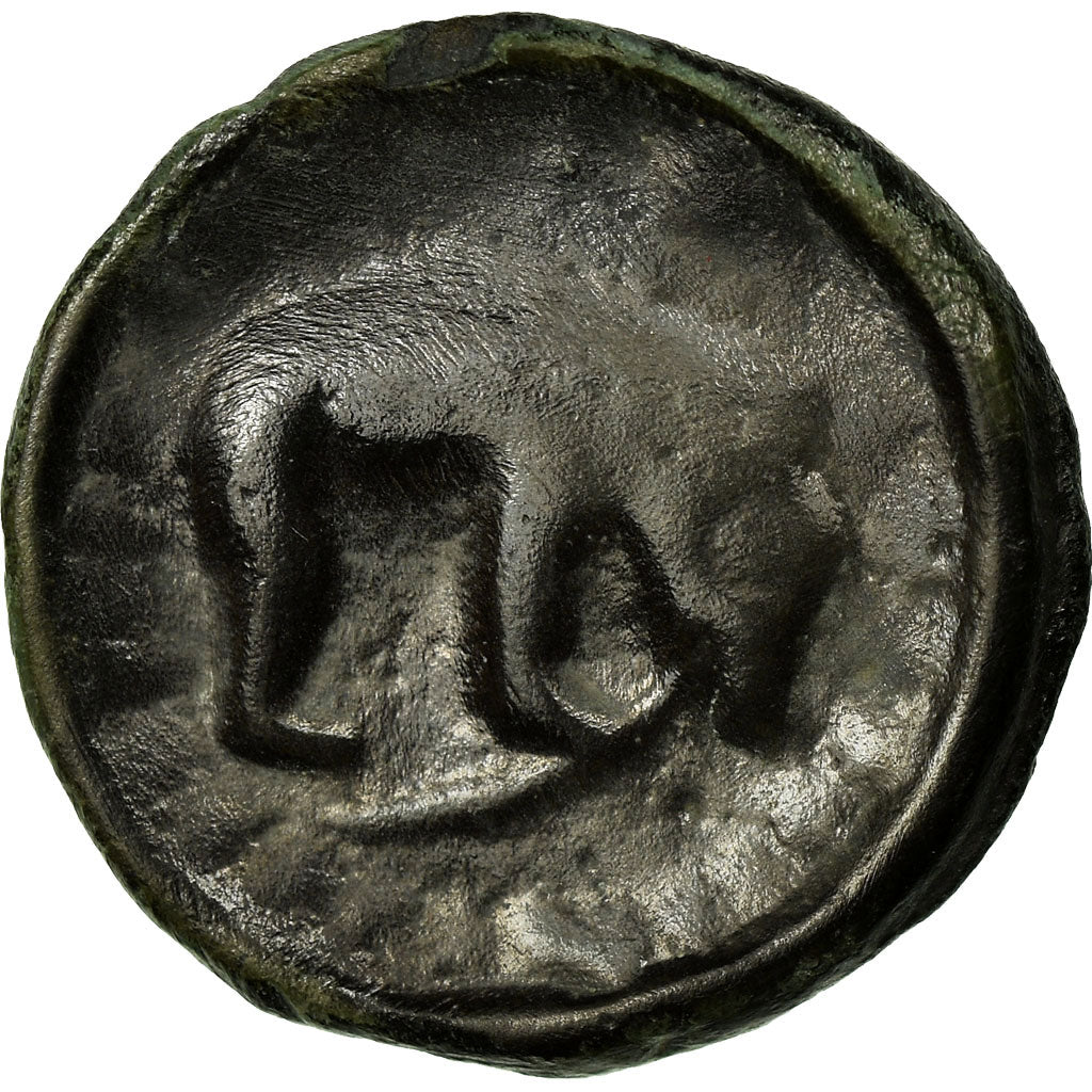Coin, Remi, Potin au bucrane, VF(30-35), Potin, Delestrée:221