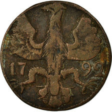 Moeda, Estados Alemães, AACHEN, 12 Heller, 1792, VF(20-25), Cobre, KM:51
