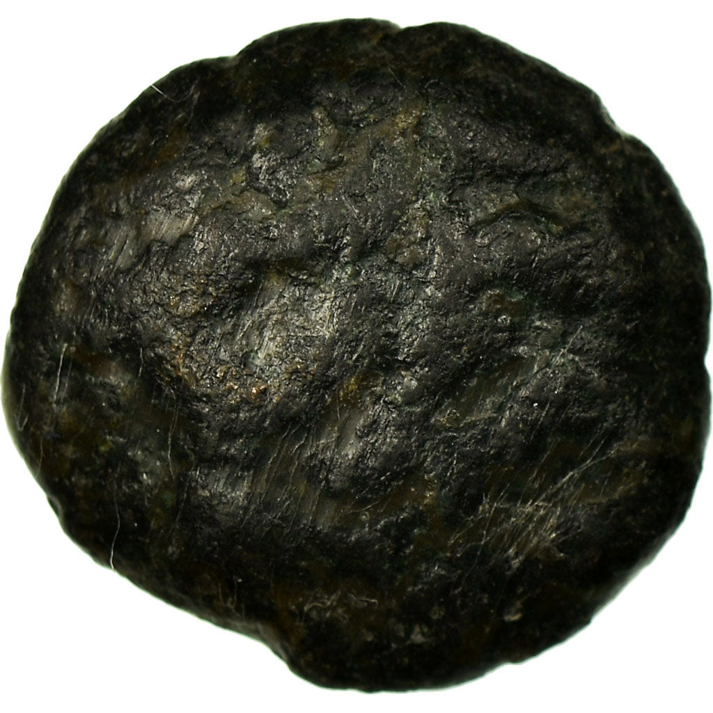 Coin, Ambiani, Bronze aux loups affrontés Æ, VF(20-25), Bronze, Delestrée:482