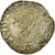 Moneda, Francia, Charles VI, Double Tournois, Uncertain Mint, BC+, Vellón