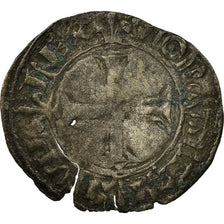 Münze, Frankreich, Charles VI, Double Tournois, Uncertain Mint, S, Billon
