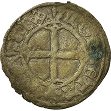 Munten, Frankrijk, Charles VI, Double Tournois, Uncertain Mint, ZG+, Billon
