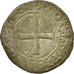 Moneta, Francja, Charles VI, Double Tournois, Uncertain Mint, F(12-15), Bilon