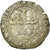Coin, France, Charles VI, Demi Blanc Guénar, Troyes, VF(20-25), Billon