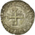 Coin, France, Charles VI, Demi Blanc Guénar, Paris, VF(20-25), Billon