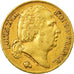 Munten, Frankrijk, Louis XVIII, 20 Francs, 1818, Paris, ZF, Goud, KM:712.1