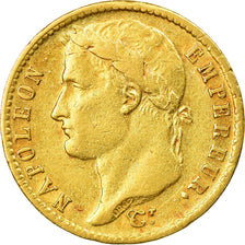Coin, France, Napoléon I, 20 Francs, 1814, Paris, EF(40-45), Gold, KM:695.1
