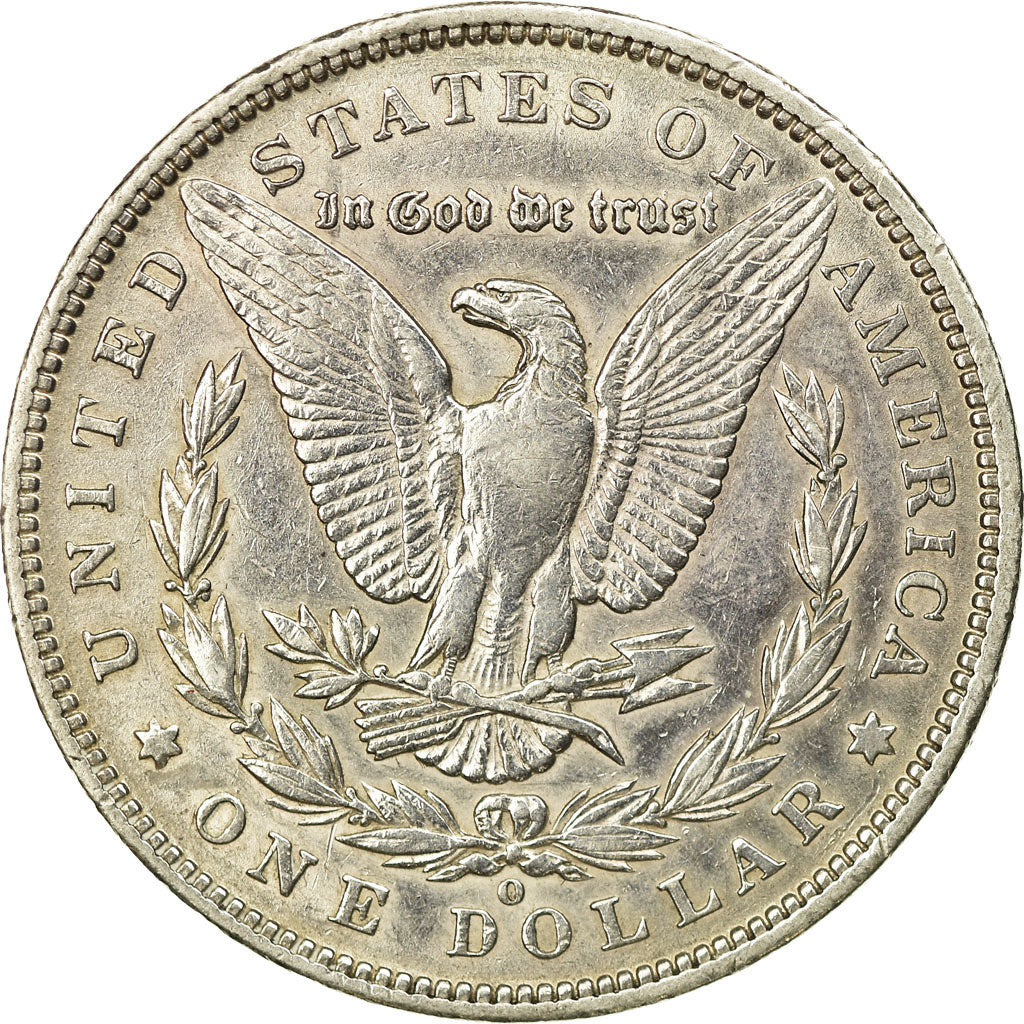 Moneta, Stati Uniti, Morgan Dollar, Dollar, 1896, New Orleans, BB, Argento
