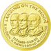France, Medal, Landing on the Moon, History, 1969, Monnaie de Paris, MS(64)