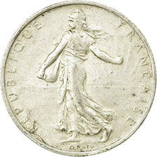 Coin, France, Semeuse, 2 Francs, 1914, Castelsarrasin, AU(50-53), Silver
