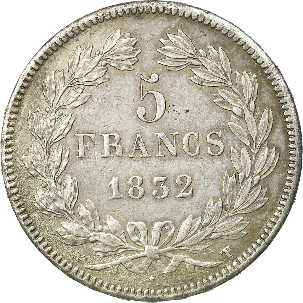 Münze, Frankreich, Louis-Philippe, 5 Francs, 1832, Nantes, SS, Silber