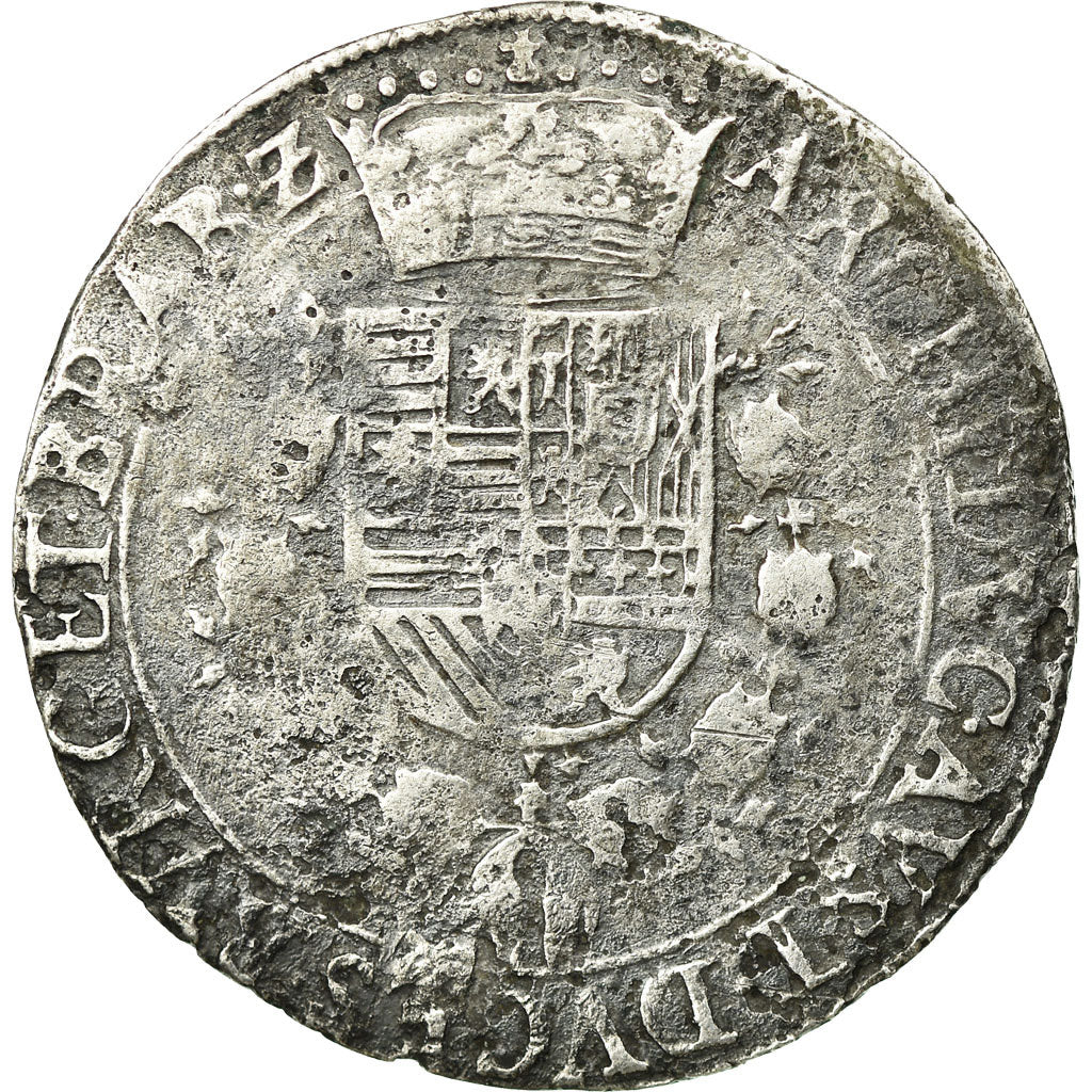 Coin, AUSTRIAN NETHERLANDS, Albert & Isabella, 1/4 Patagon, Anvers, VF(20-25)