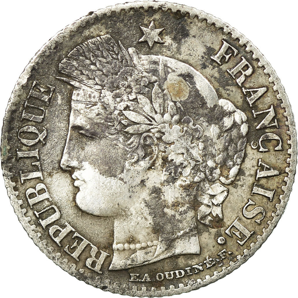 Munten, Frankrijk, Cérès, 20 Centimes, 1850, Paris, FR+, Zilver, KM:758.1