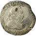 Moneda, Francia, Henri III, Teston, 1575, Angers, BC+, Plata, Sombart:4654