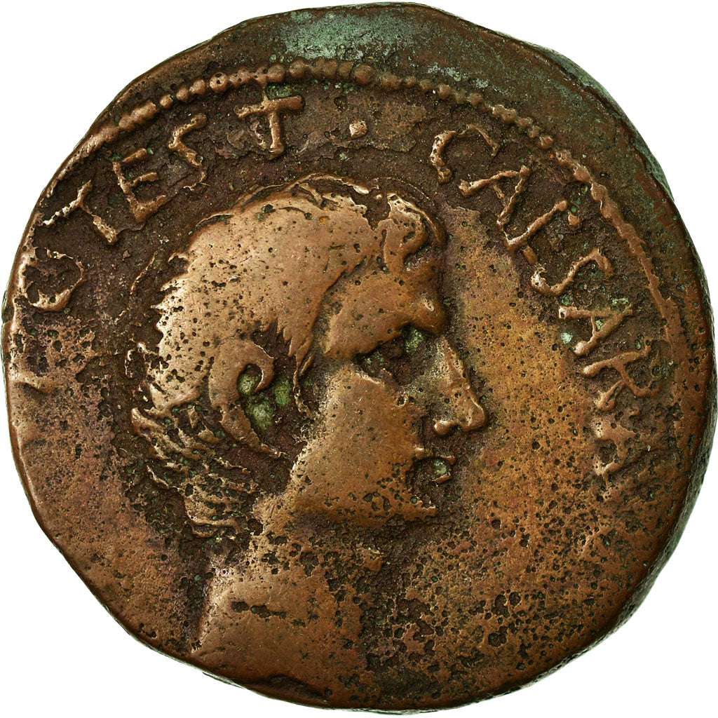 Coin, Augustus, As, 15 BC, Rome, VF(30-35), Bronze, RIC:386