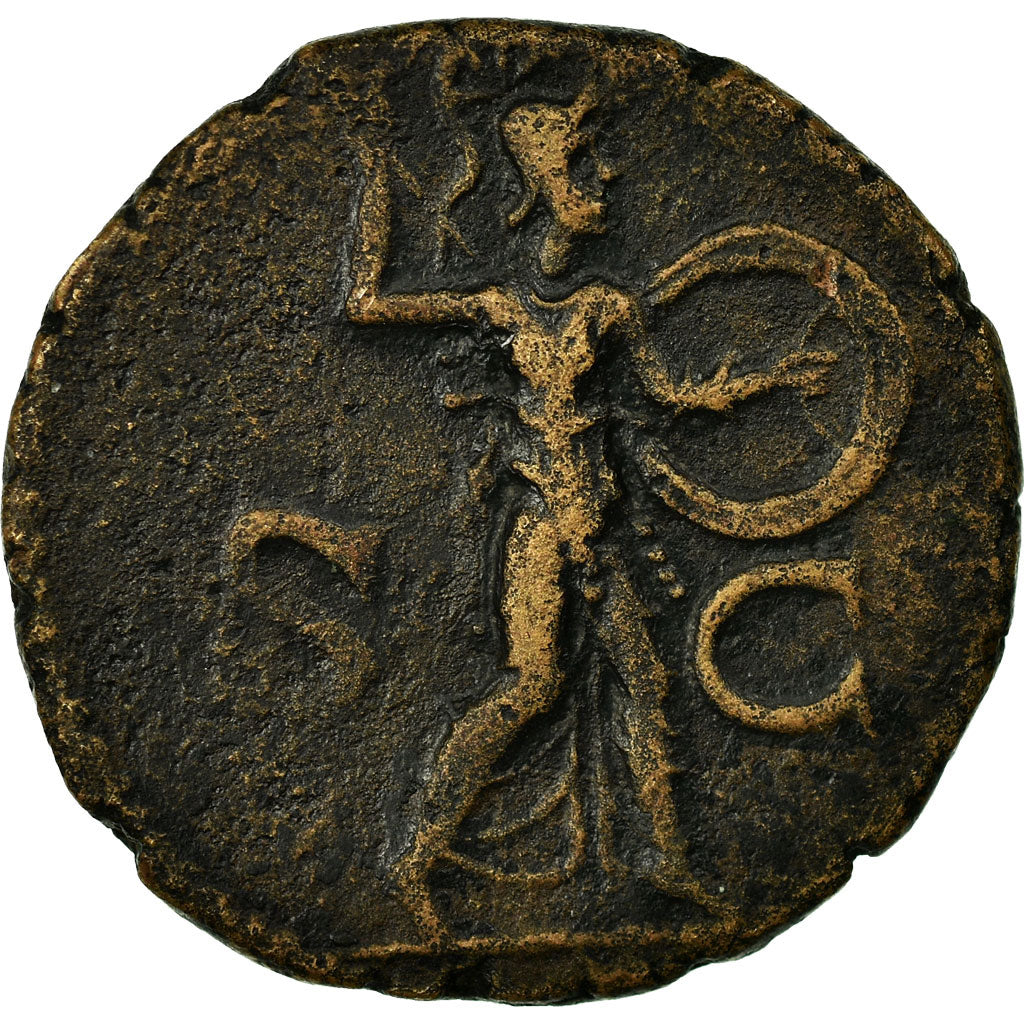 Coin, Claudius, As, 41-50, Rome, EF(40-45), Copper, RIC:100