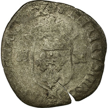 Coin, France, Henri IV, Douzain, Uncertain date, Montpellier, VF(20-25), Billon