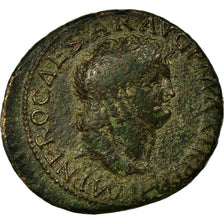 Coin, Nero, As, 64-67, Lyon - Lugdunum, VF(30-35), Copper, RIC:543