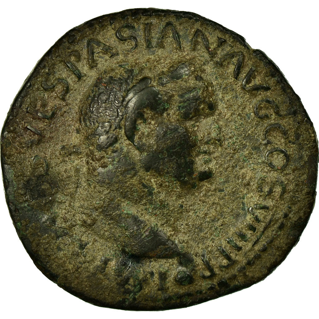 Coin, Vespasian, As, 77-78, Lyon - Lugdunum, VF(30-35), Silver, RIC:1228