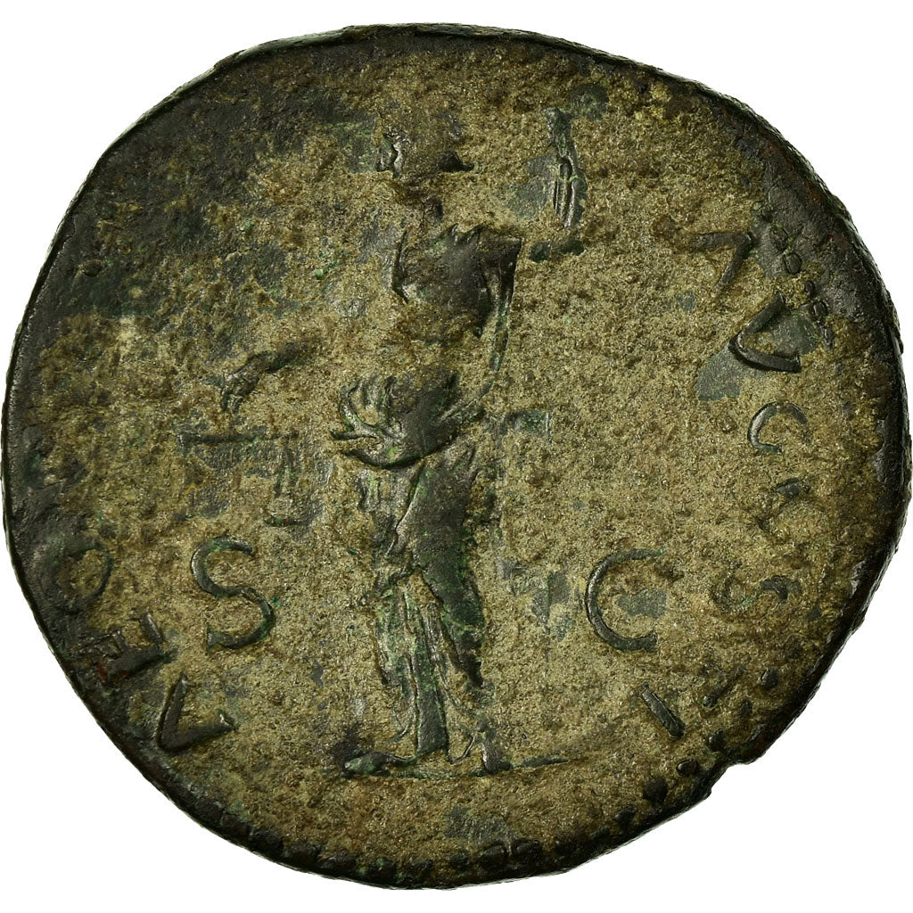 Coin, Vespasian, As, 77-78, Lyon - Lugdunum, VF(30-35), Silver, RIC:1228
