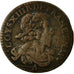 Monnaie, France, Louis XIII, Double Tournois, 1629, Paris, TB+, Cuivre