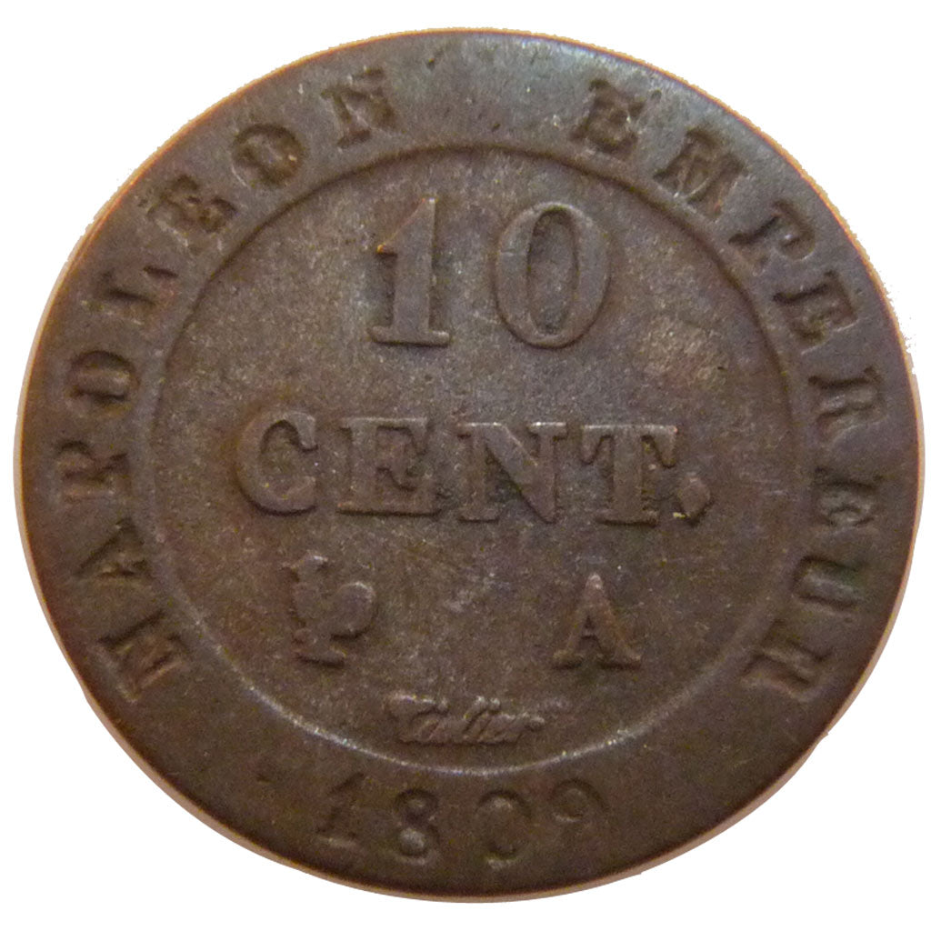 Premier Empire, 10 Centimes Napoléon Ier