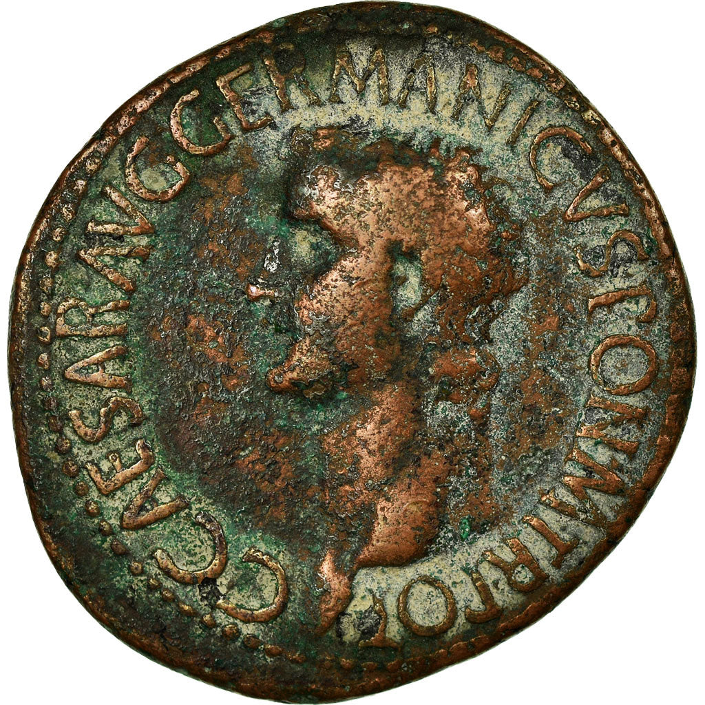 Münze, Caligula, As, 37-38, Rome, S+, Kupfer, RIC:38