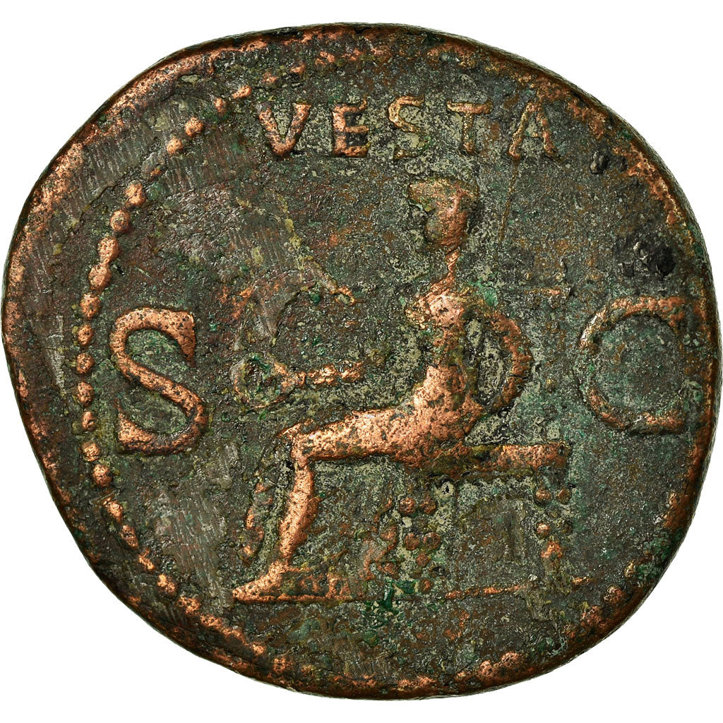 Münze, Caligula, As, 37-38, Rome, S+, Kupfer, RIC:38