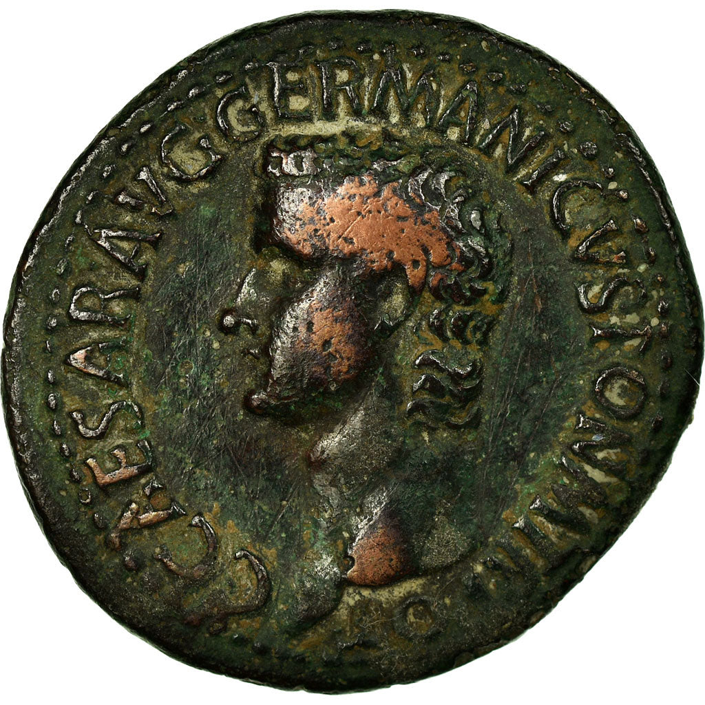 Coin, Caligula, As, 37-38, Rome, EF(40-45), Copper, RIC:38